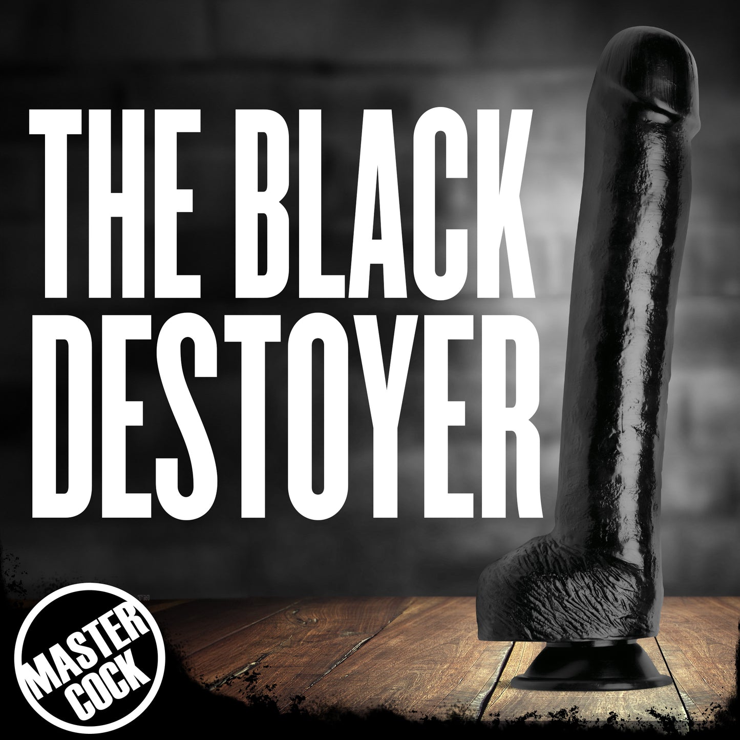 The Black Destroyer Huge 17 Inch Dildo