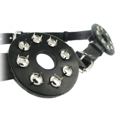 Studded Spiked Breast Binder With Nipple Holes