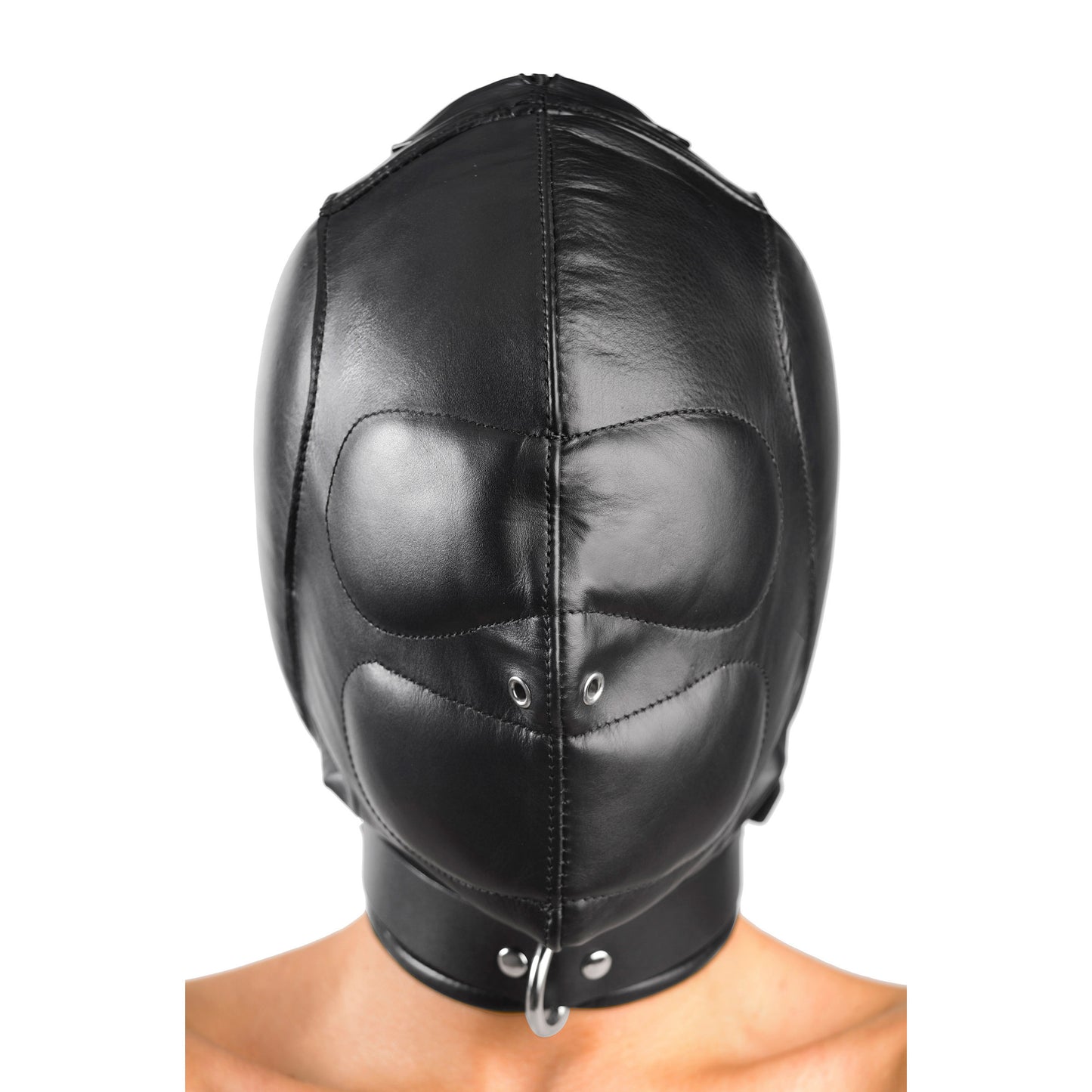 Padded Leather Hood