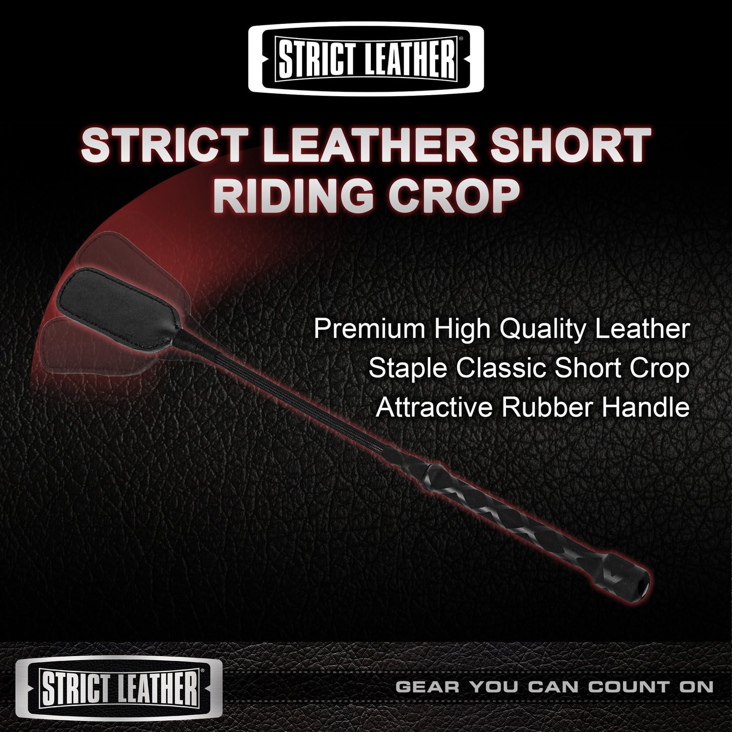 Strict Leather Short Riding Crop