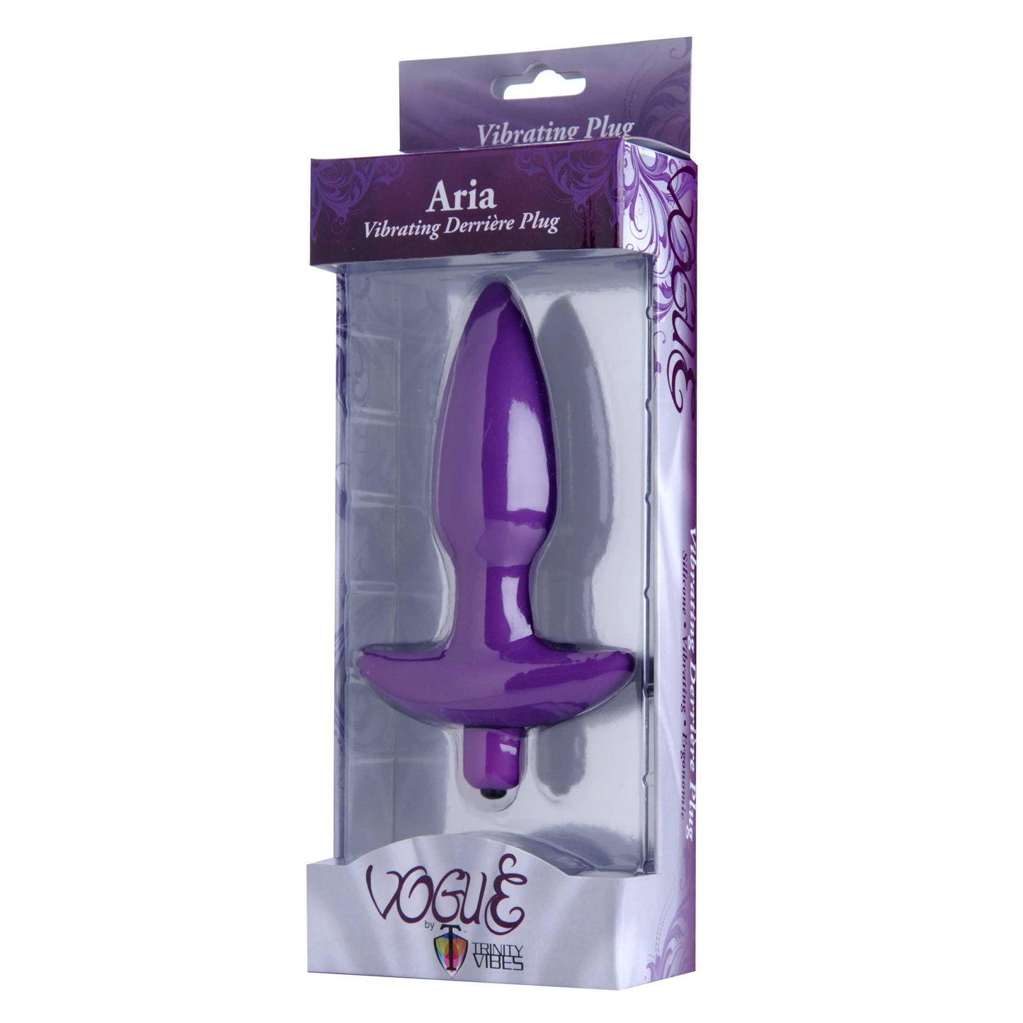 Aria Vibrating Silicone Anal Plug-