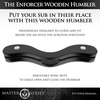 The Enforcer Black Wooden Humbler