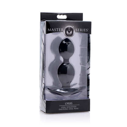 Orbs Steel Weighted Duotone Silicone Anal Plug