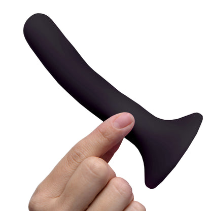 Black Silicone Strap-on Dildo -