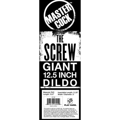 The Screw Giant 12.5 Inch Dildo