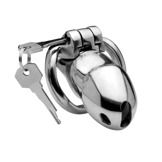 Rikers 24-7 Stainless Steel Locking Chastity Cage