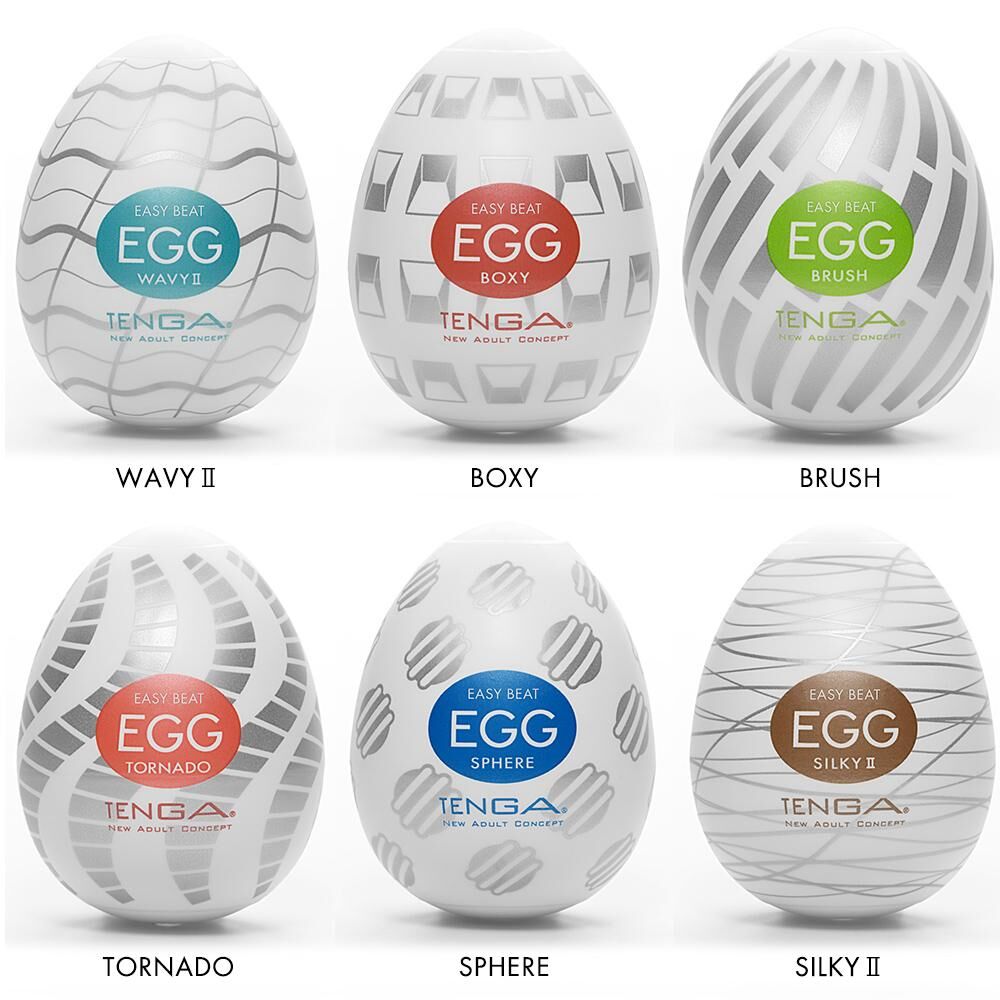 Easy Beat Egg New Standard Masturbator Six Pack