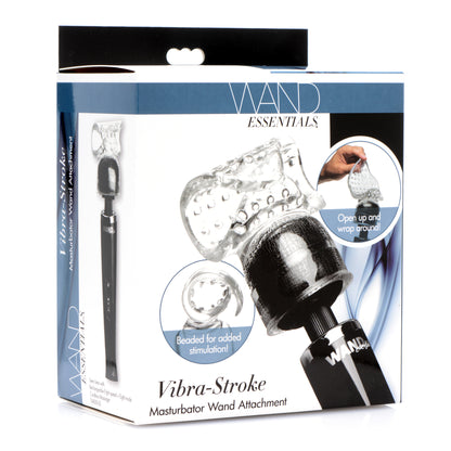 Vibra-stroke Masturbator Wand Attachment