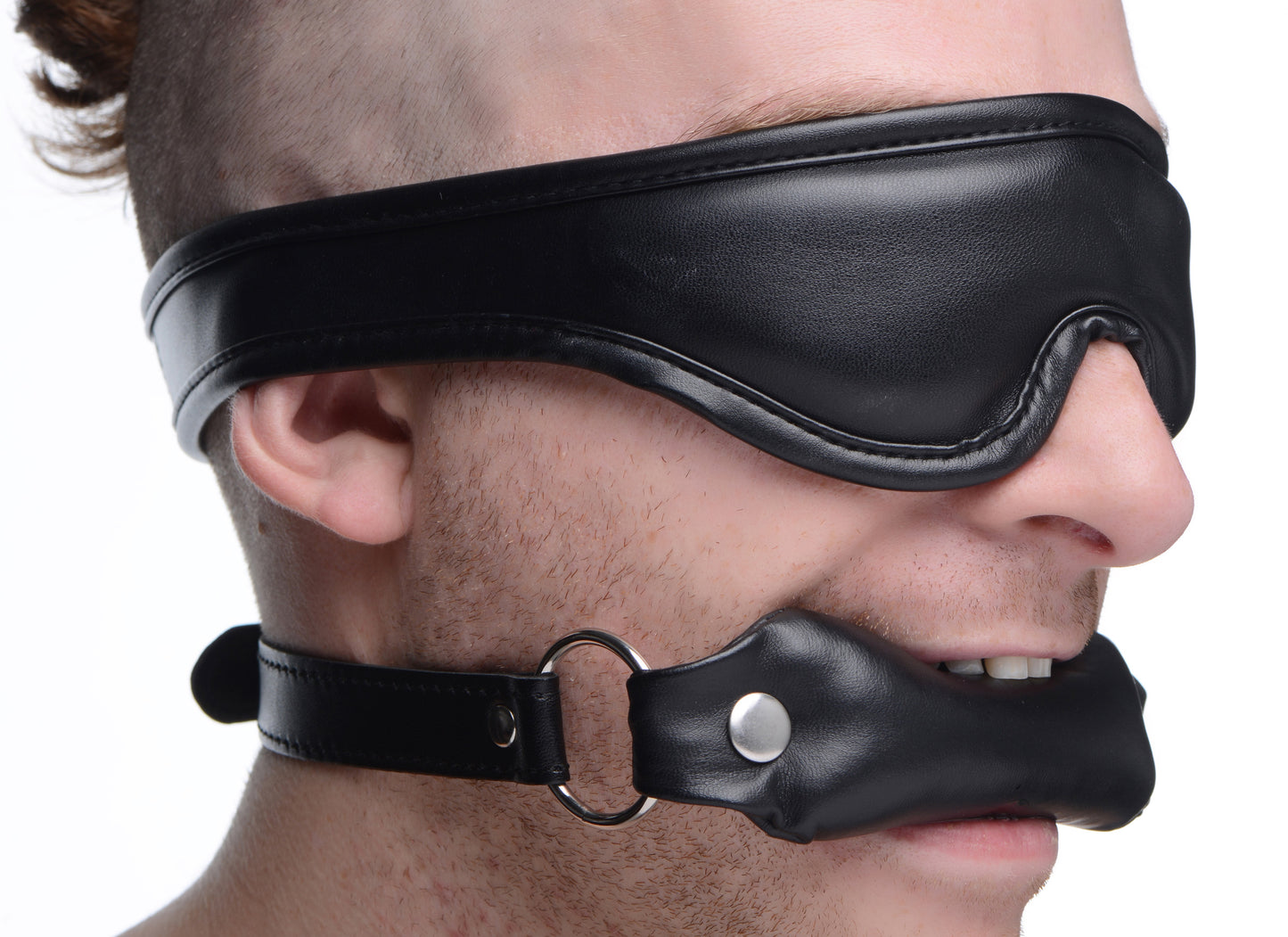 Padded Blindfold And Gag Set