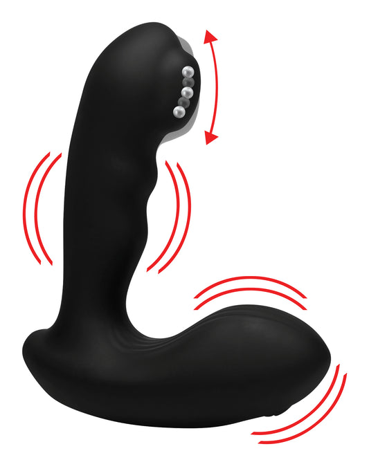 7x P-milker Silicone Prostate Stimulator With Milking Bead