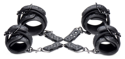 Concede Wrist And Ankle Restraint Set With Bonus Hog-tie Adaptor