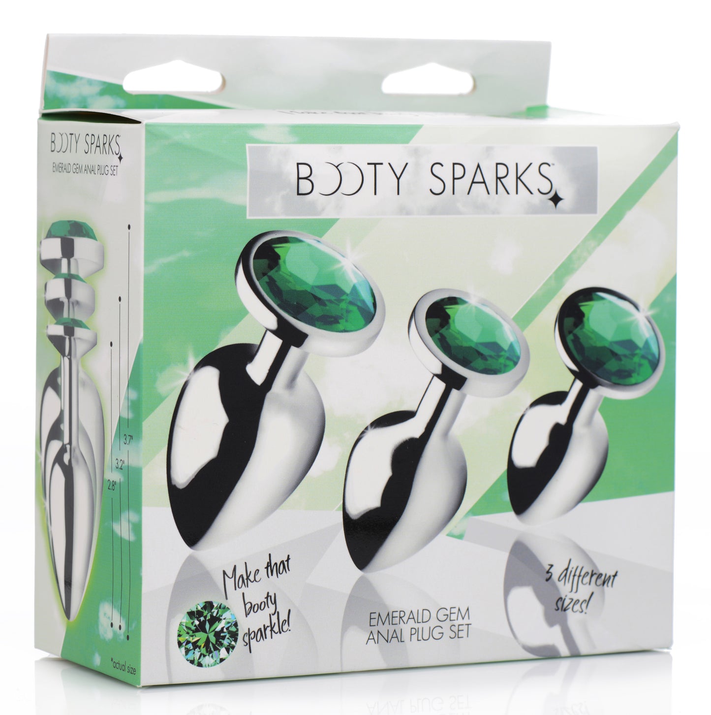 Emerald Gem Anal Plug Set