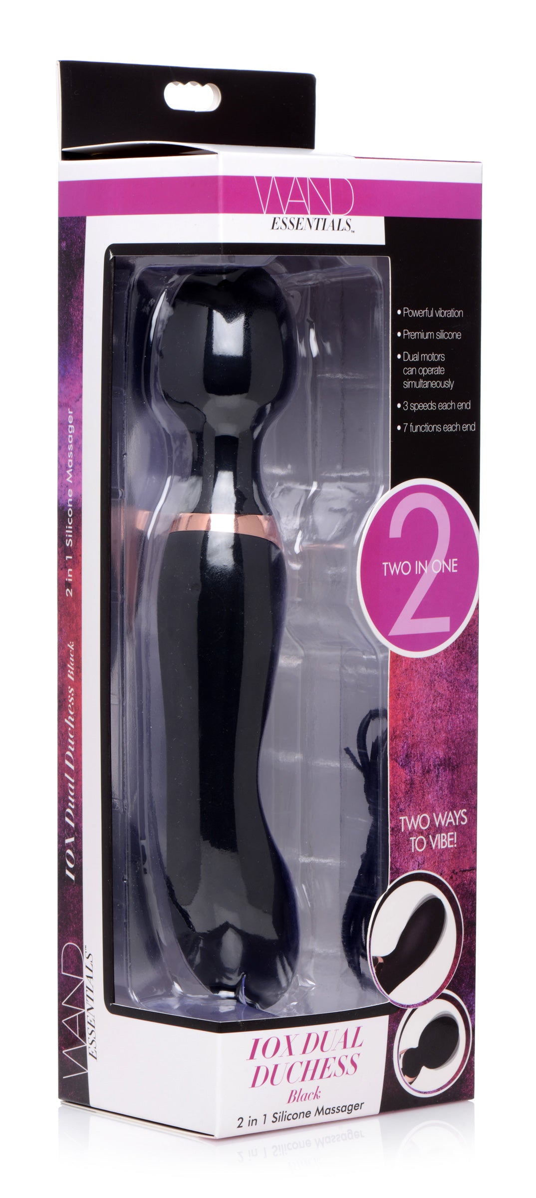 10x Dual Duchess 2-in-1 Silicone Massager