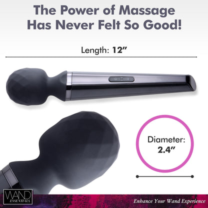 Diamond Head 24x Rechargeable Silicone Wand Massager