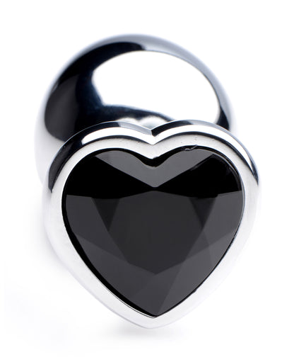 Black Heart Gem Anal Plug