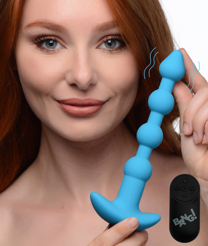 Remote Control Vibrating Silicone Anal Beads