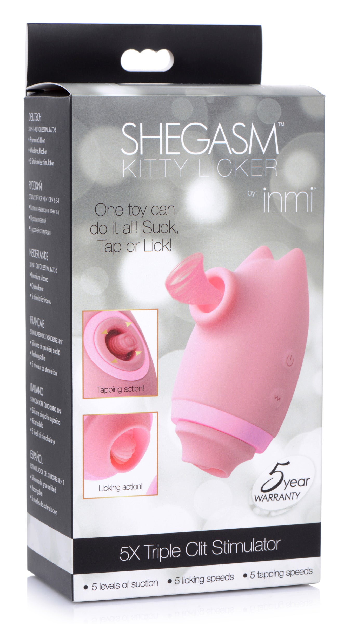 Kitty Licker 5x 3 In 1 Clit Stimulator