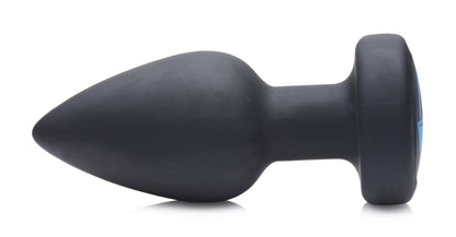 E-stim Pro Silicone Vibrating Anal Plug With Remote Control