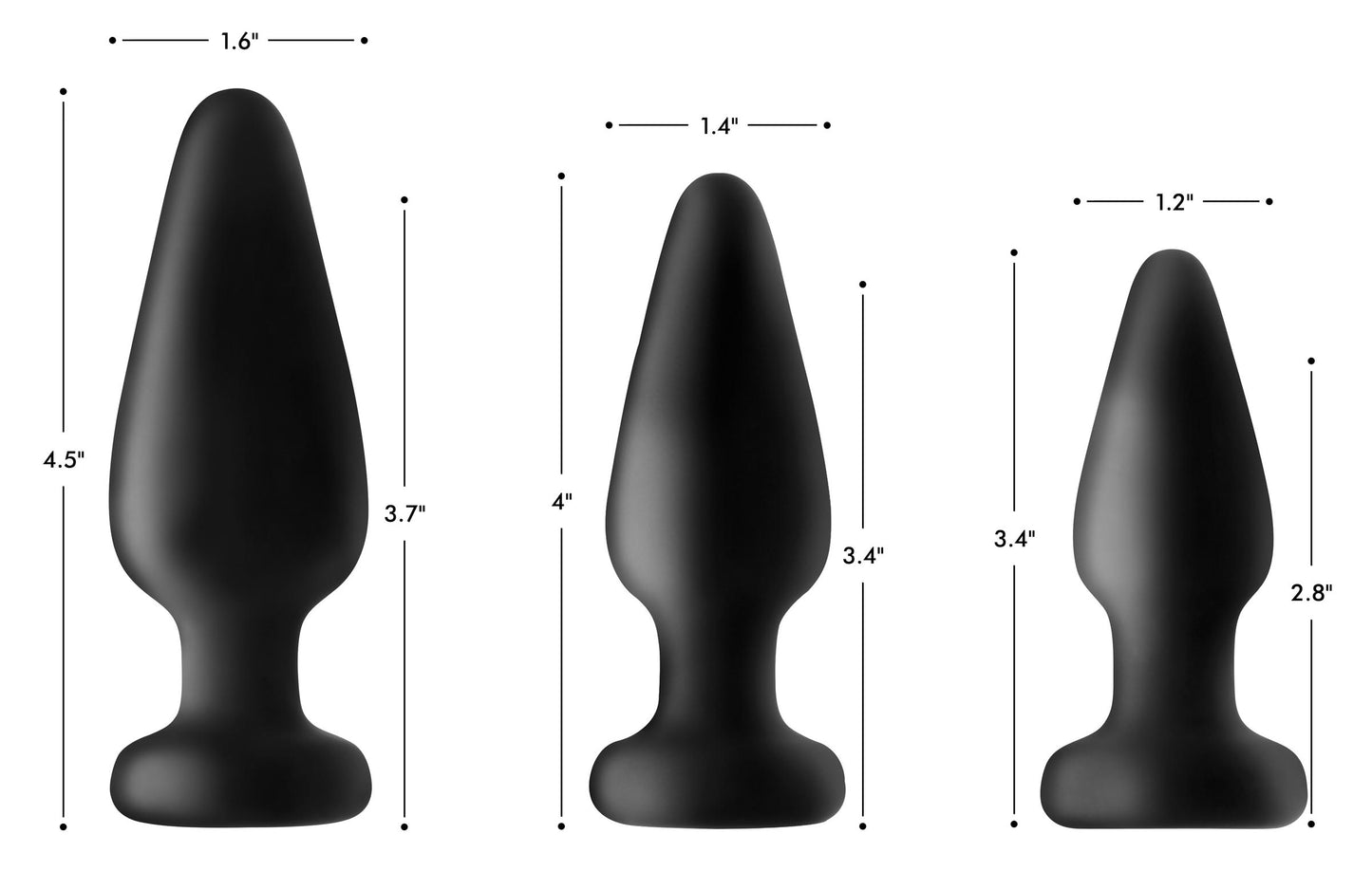 Light Up Silicone Anal Plug