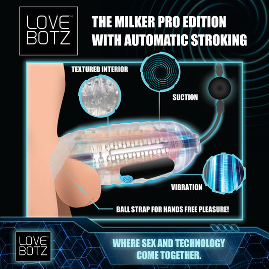 The Milker Pro Edition With Automatic Stroking, Suction And Vibration