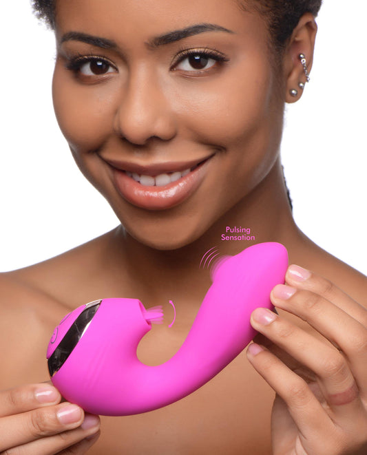 10x Licking G-throb Rechargeable Silicone Vibrator