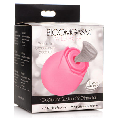 Bloomgasm Wild Rose 10x Suction Clit Stimulator -