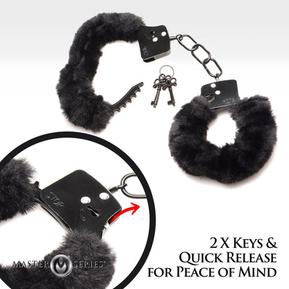 Cuffed In Fur Furry Handcuffs -