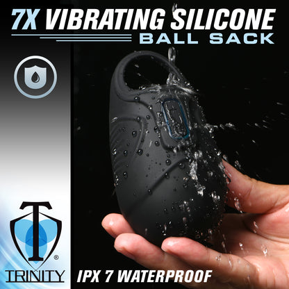 7x Vibrating Silicone Ball Sack