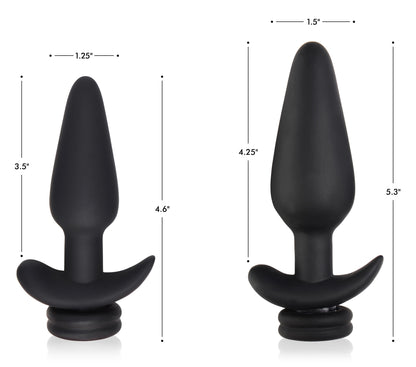 Small Vibrating Anal Plug With Interchangeable Fox Tail