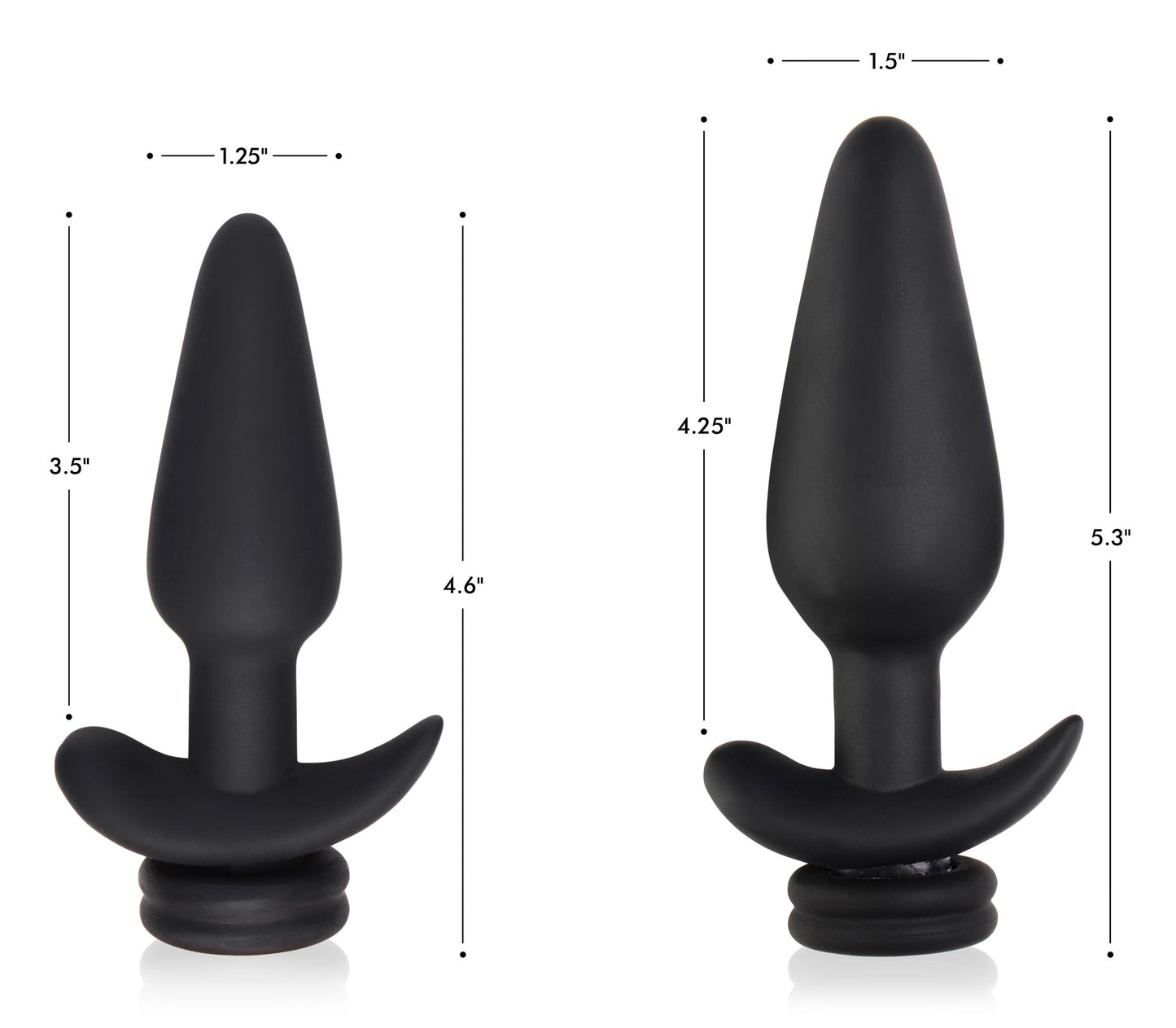 Large Vibrating Anal Plug With Interchangeable Fox Tail