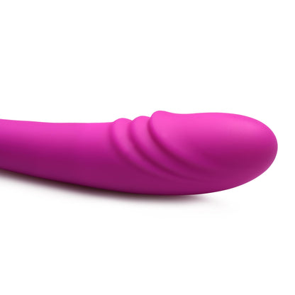 7x Double Team Silicone Double Dildo With Remote