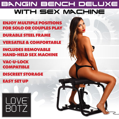 Deluxe Bangin Bench With Sex Machine