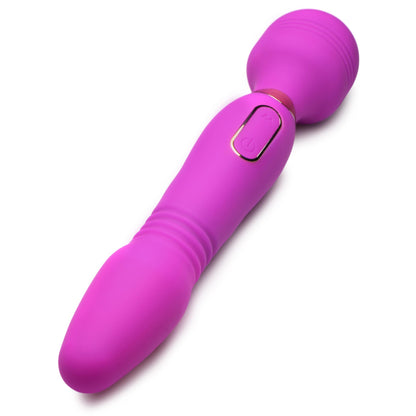 Ultra Thrust-her Deluxe Thrusting And Vibrating Silicone Wand