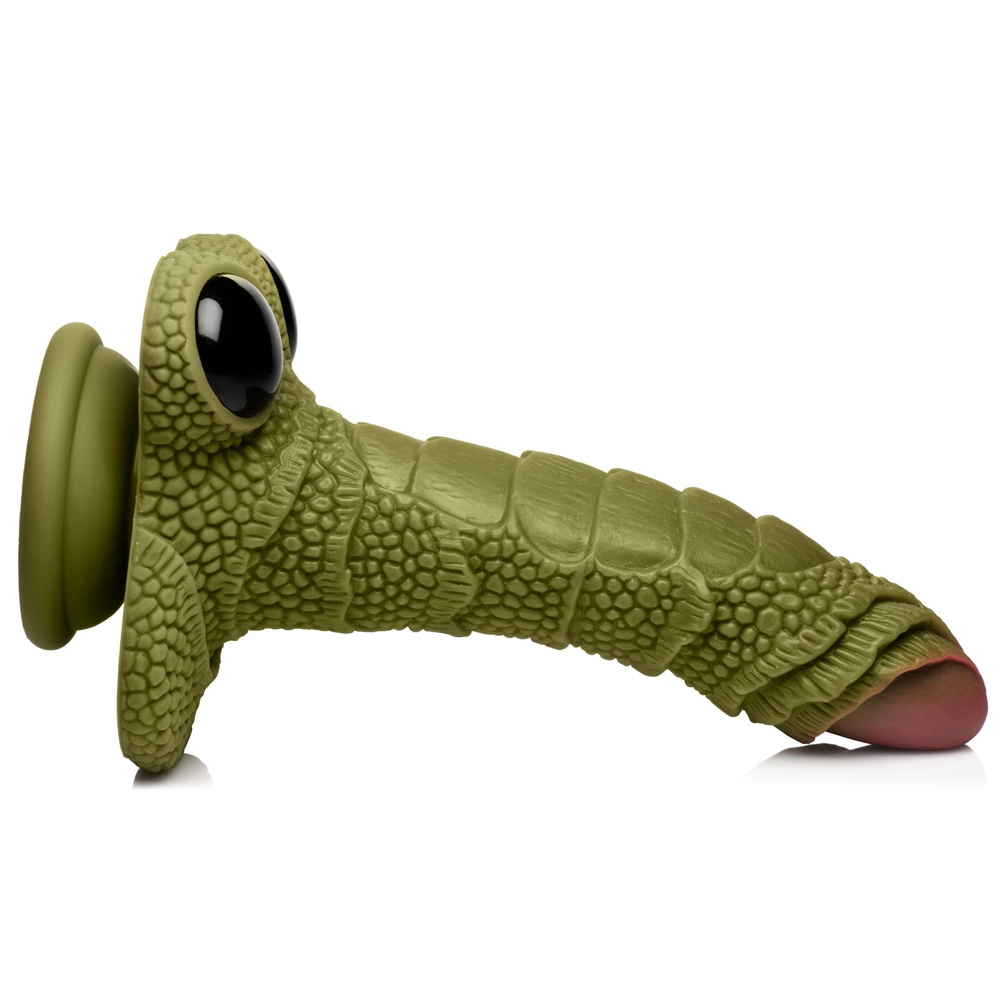 Swamp Monster Green Scaly Silicone Dildo