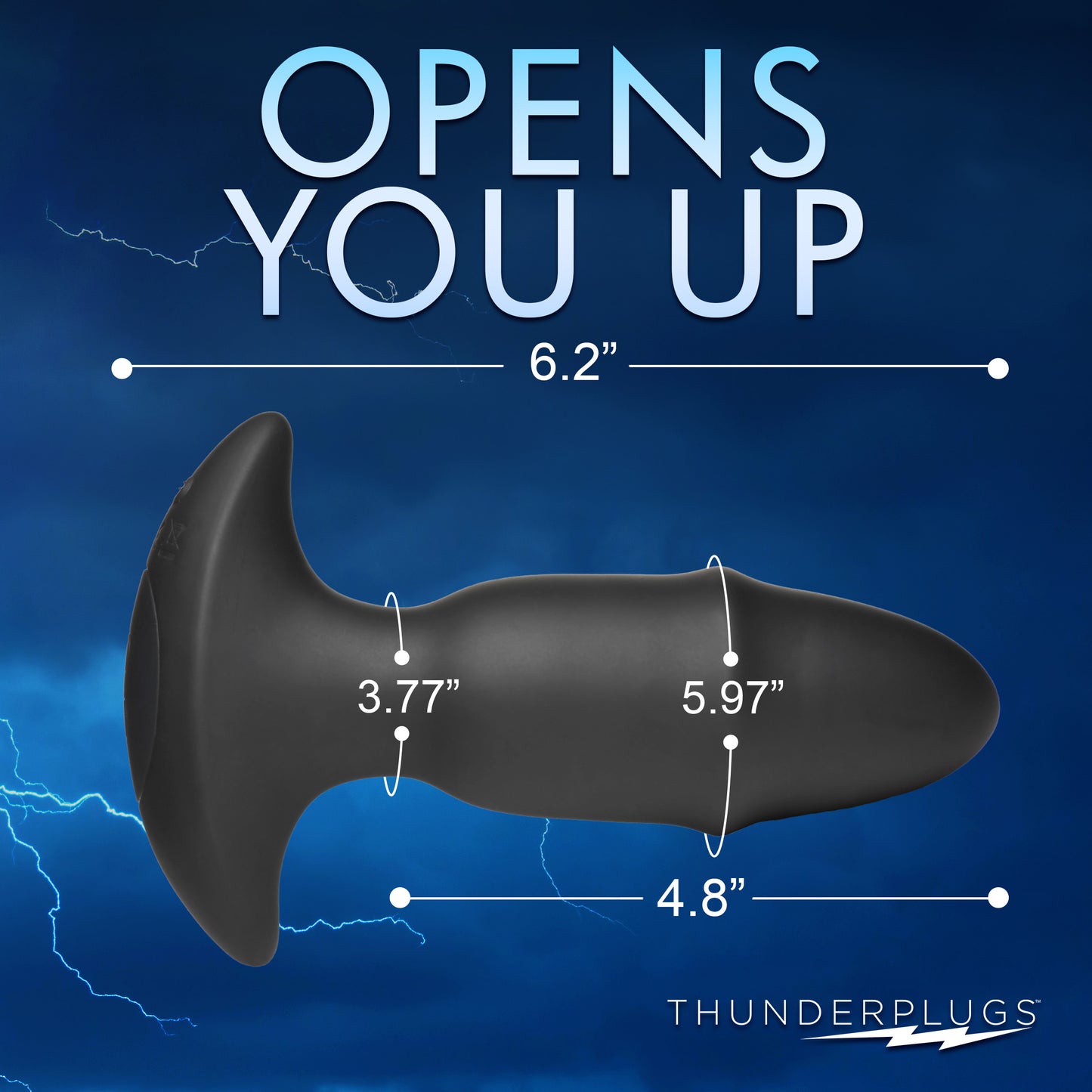 10x Sliding Ring Silicone Missile Plug With Remote