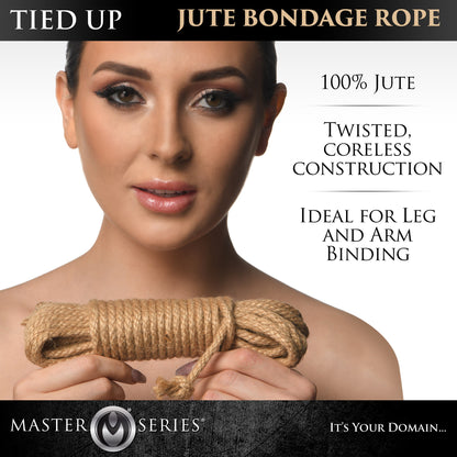 Tied Up Jute Bondage Rope