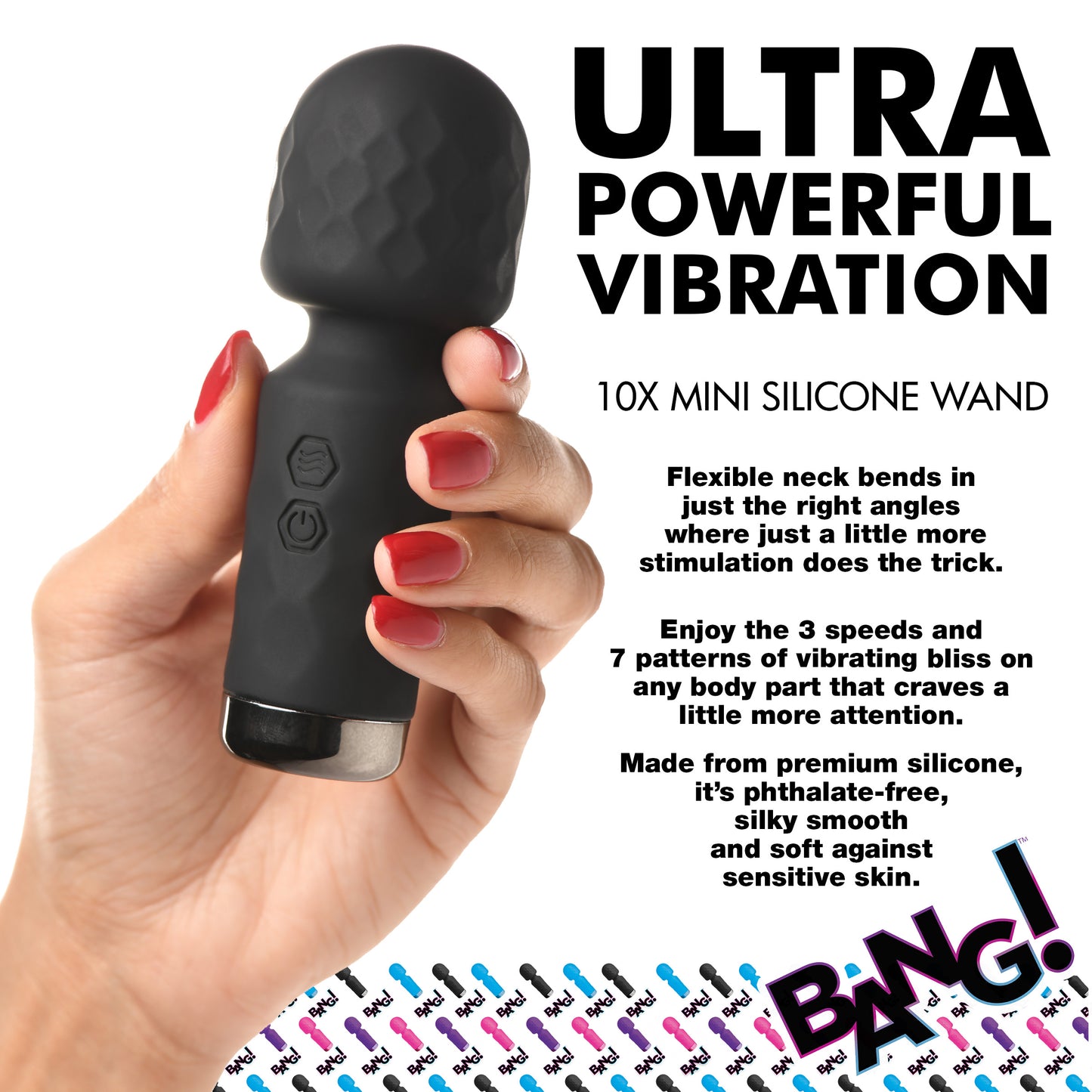 10x Mini Silicone Wand -