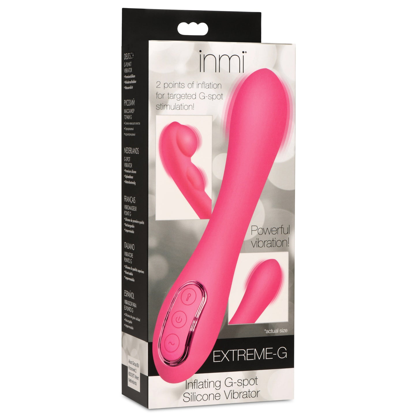 Extreme-g Inflating G-spot Silicone Vibrator