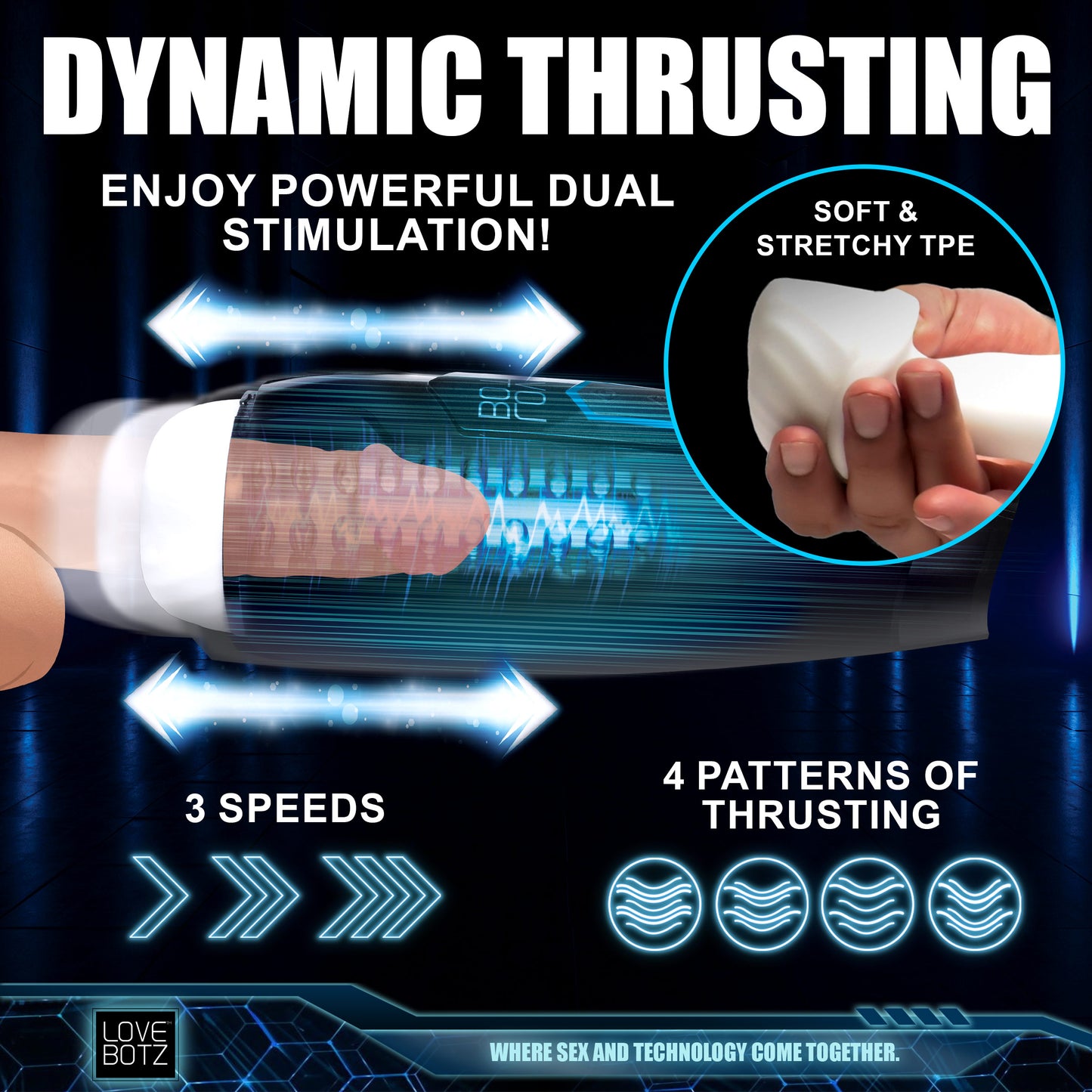 The Milker Max Thrusting And Vibrating Masturbator