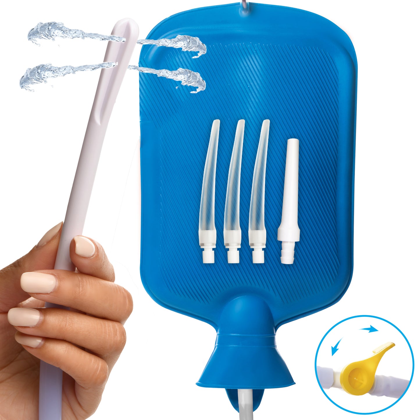 Deluxe Shower Enema Kit With 5 Tips