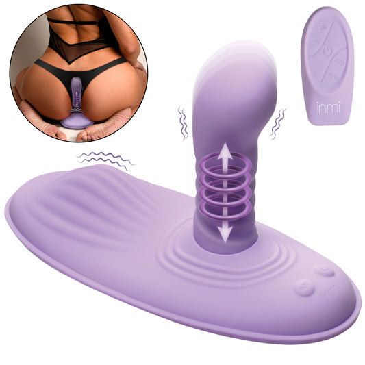 Thrust N' Grind Thrusting And Vibrating Silicone Sex Grinder