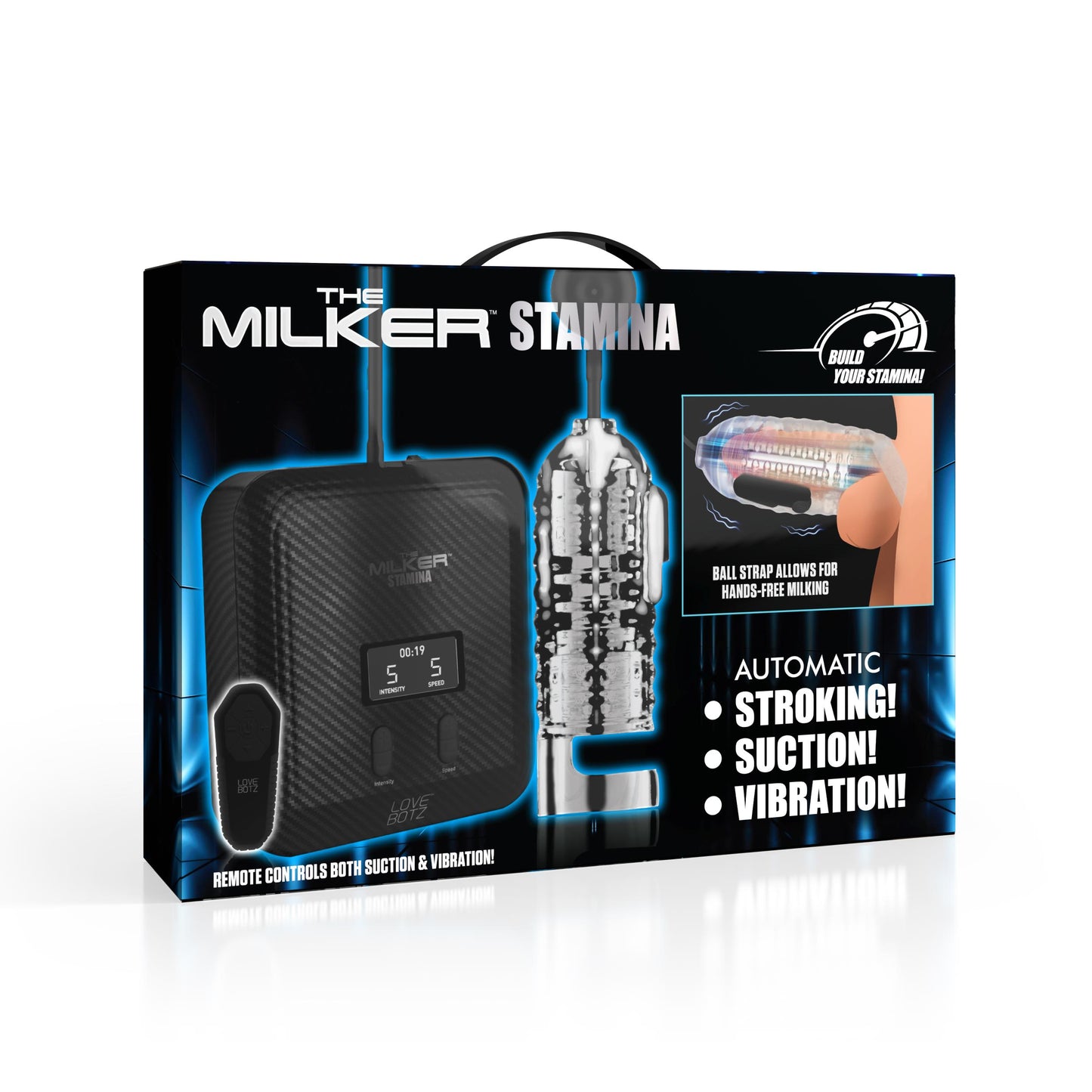 The Milker Stamina With Automatic Stroking, Suction And Vibration