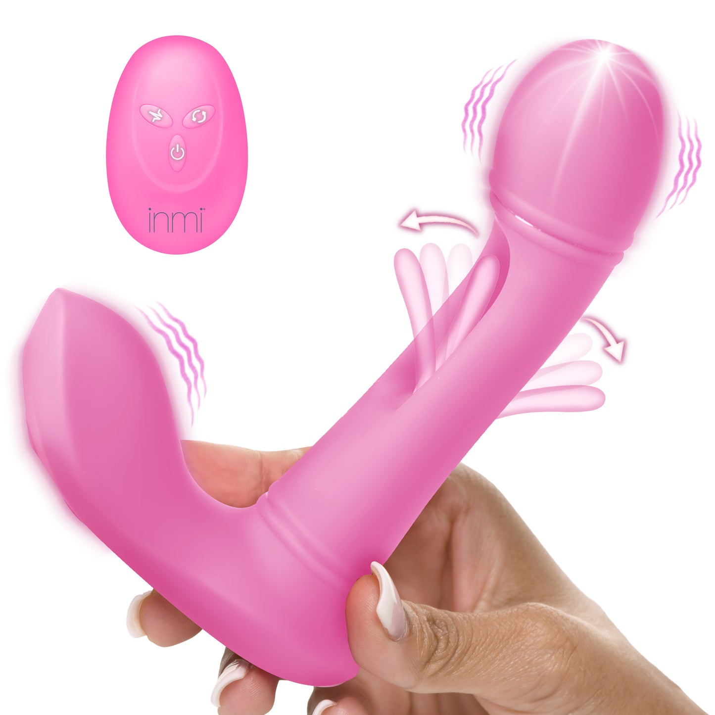 G-flick G-spot Flicking Silicone Vibrator With Remote