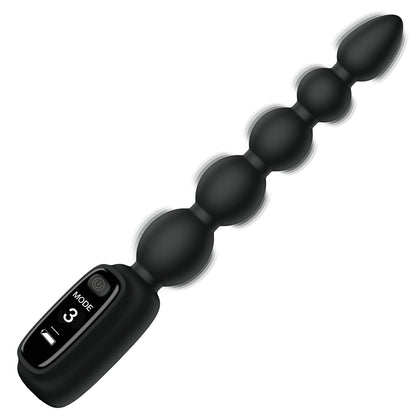 Silicone Anal Beads With Digital Display