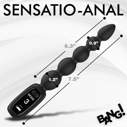 Silicone Anal Beads With Digital Display