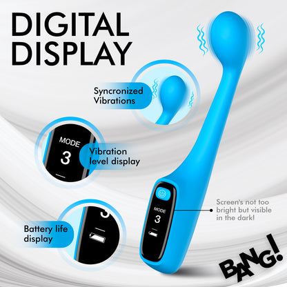 Silicone G-spot Vibrator With Digital Display