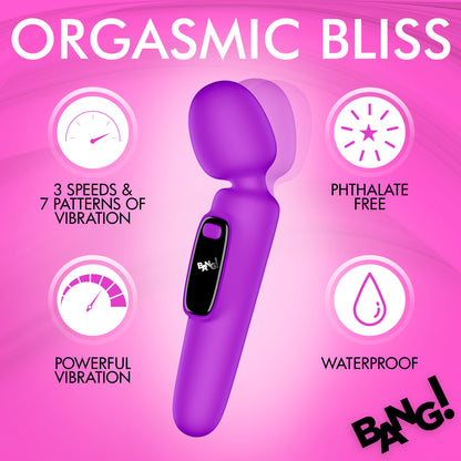 Digital Silicone Wand With Display