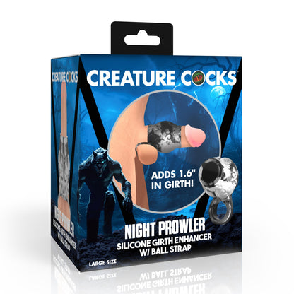 Night Prowler Silicone Girth Enhancer With Ball Strap