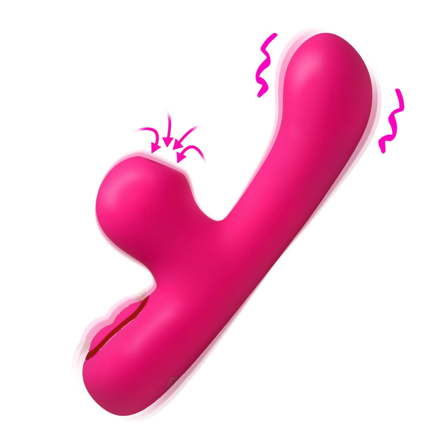 Mini Suction Silicone G-spot Rabbit Vibrator