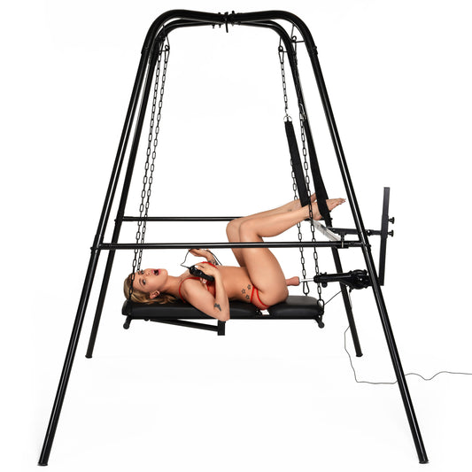 Throne Deluxe Adjustable Sling With Sex Machine